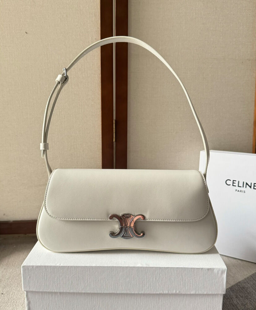 Medium Celine Lola Bag In Shiny Calfskin