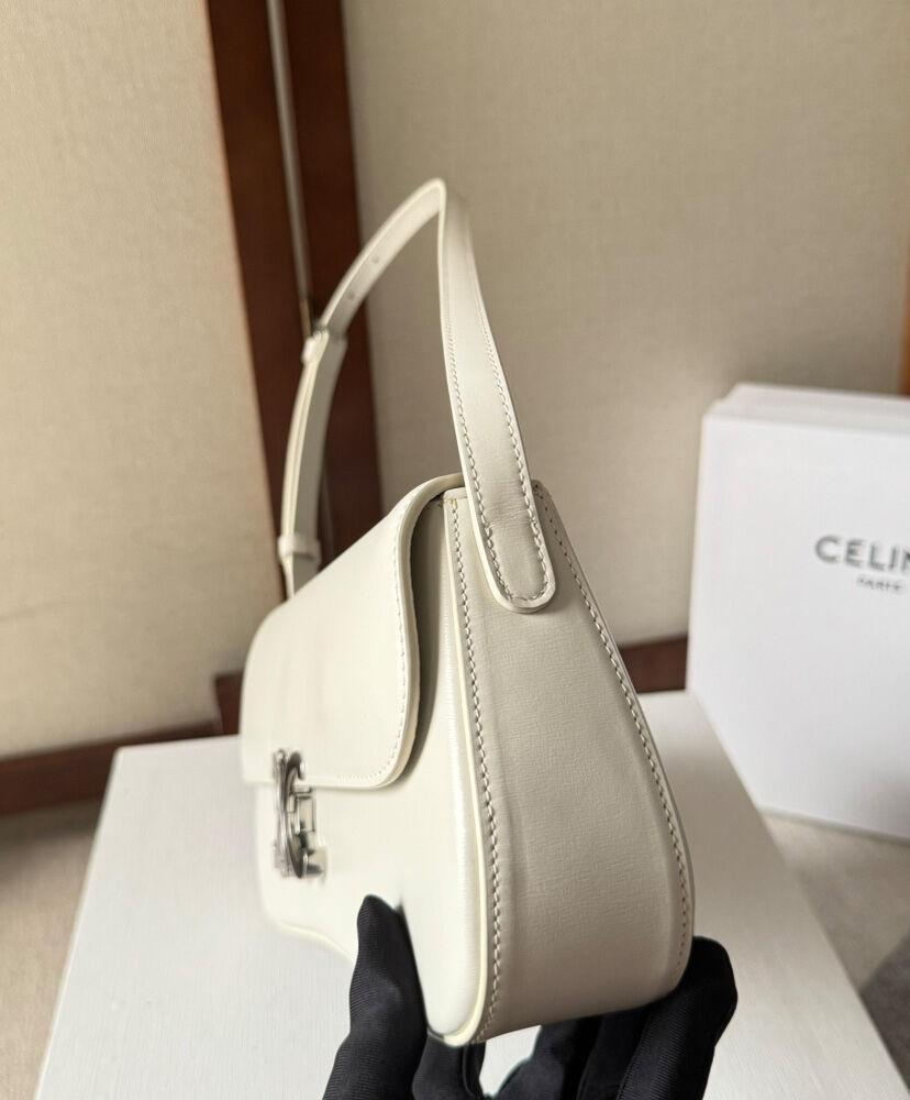 Medium Celine Lola Bag In Shiny Calfskin