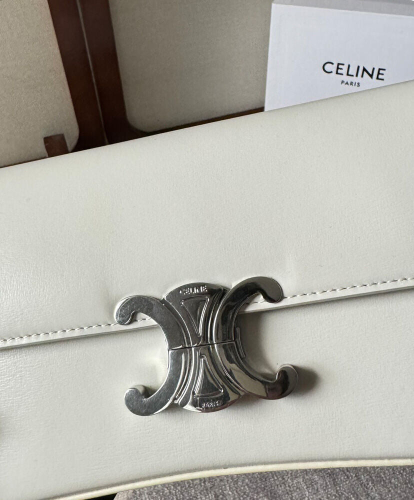 Medium Celine Lola Bag In Shiny Calfskin