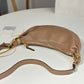 Small Bracelet Hobo Bag In Grained Leather