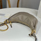 Small Bracelet Hobo Bag In Grained Leather