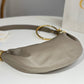 Small Bracelet Hobo Bag In Grained Leather