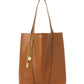 Chloe Spin Tote Bag In Grained Leather