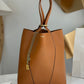 Chloe Spin Tote Bag In Grained Leather