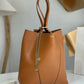 Chloe Spin Tote Bag In Grained Leather