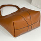 Chloe Spin Tote Bag In Grained Leather