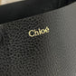 Chloe Spin Tote Bag In Grained Leather