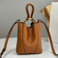 Small Chloe Spin Tote Bag In Grained Leather