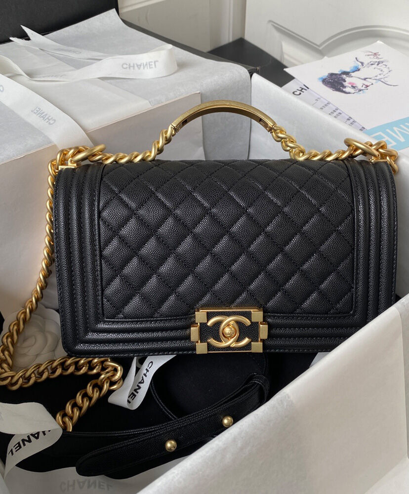 Boy Chanel Flap Bag With Handle