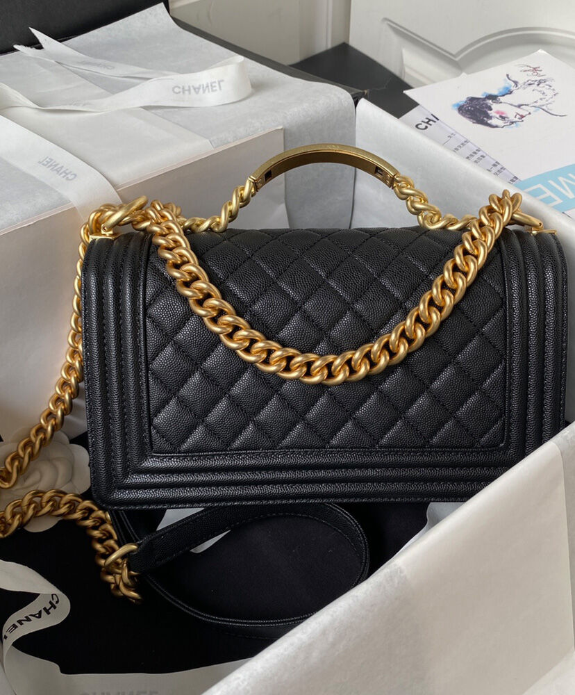 Boy Chanel Flap Bag With Handle