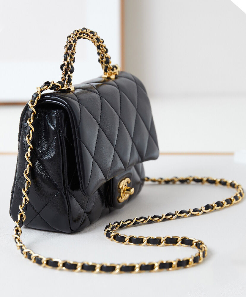 Mini Flap Bag With Top Handle