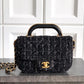 Mini Flap Bag With Top Handle