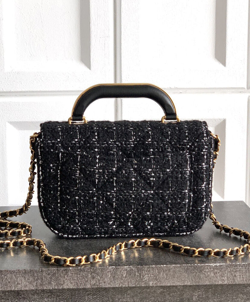 Mini Flap Bag With Top Handle