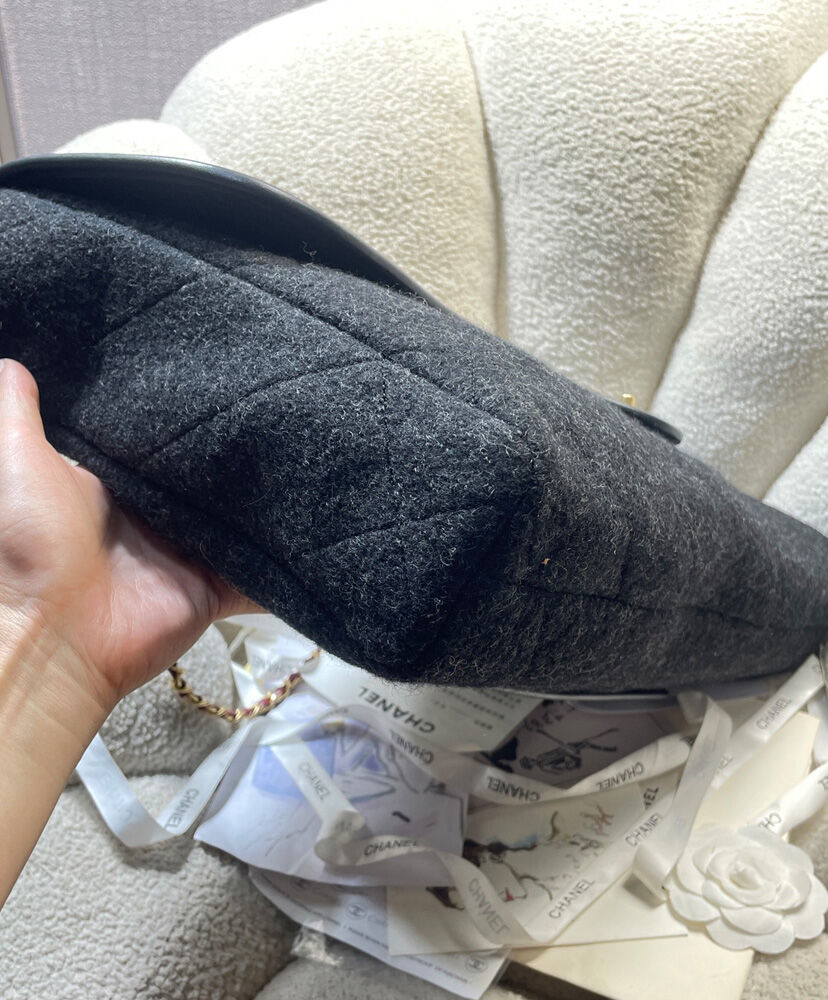 Maxi Flap Bag With Top Handle
