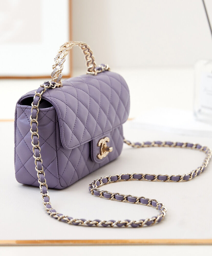 Mini Flap Bag With Top Handle