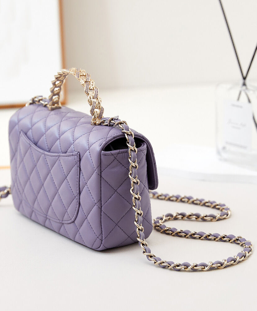 Mini Flap Bag With Top Handle