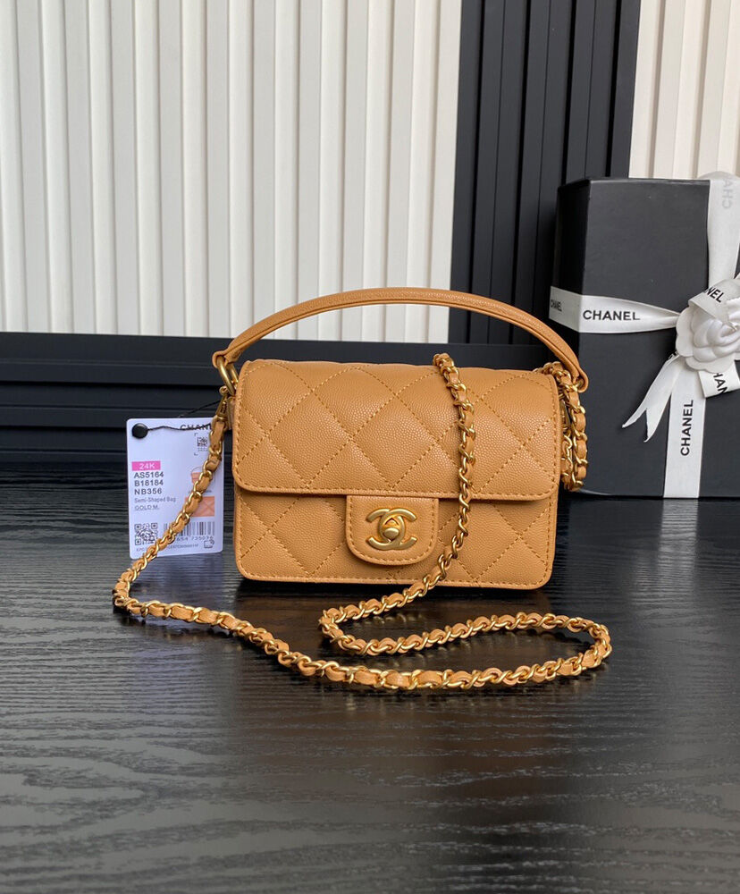 Mini Flap Bag With Top Handle