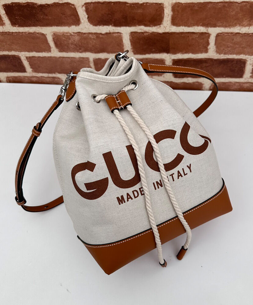 Small Shoulder Bag With Gucci Print