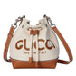 Mini Shoulder Bag With Gucci Print