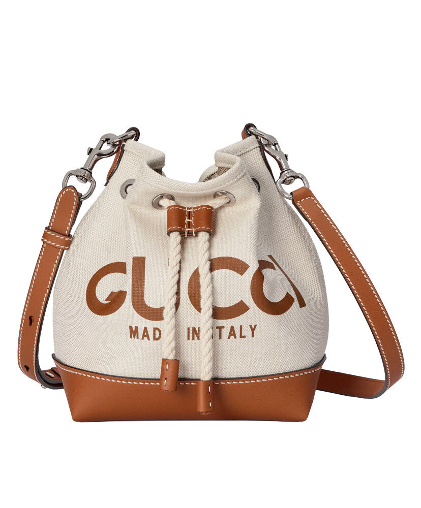 Mini Shoulder Bag With Gucci Print