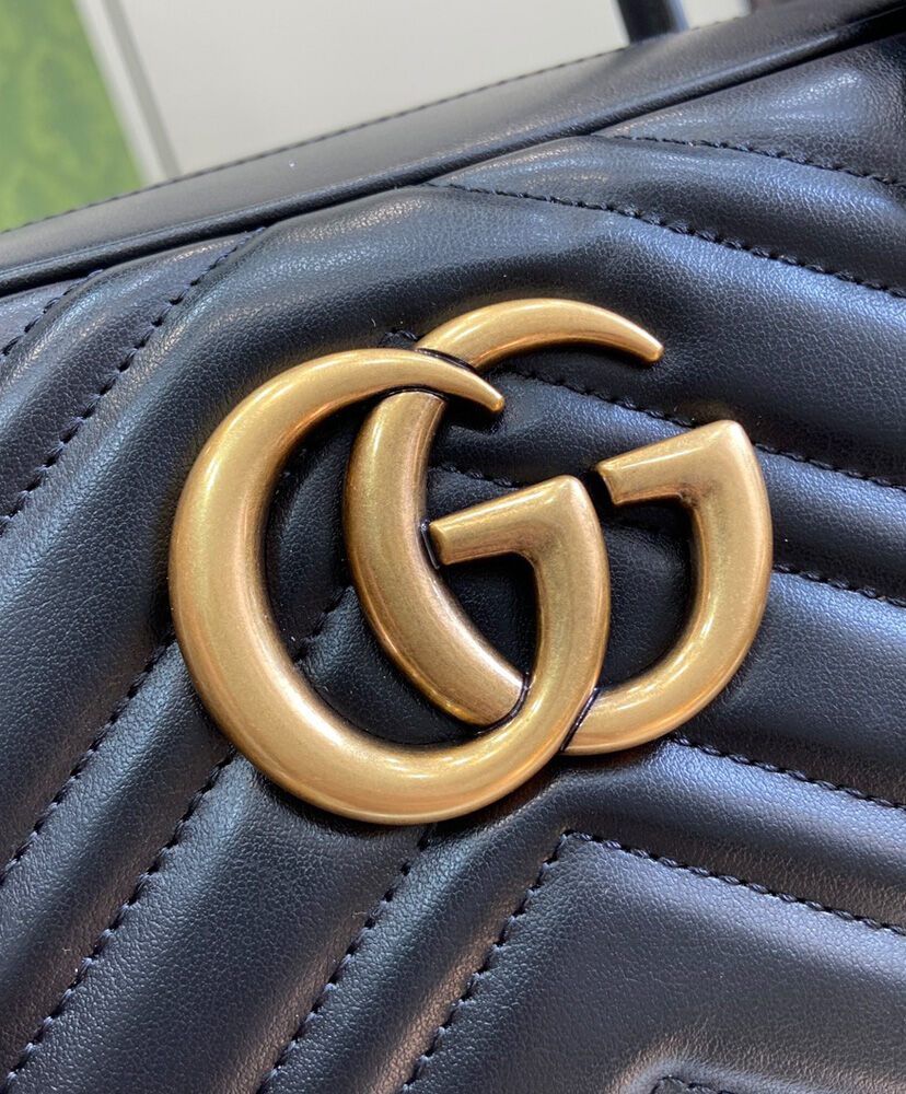 GG Marmont Medium Top Handle Bag