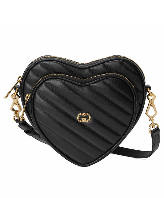 Interlocking G Mini Heart Shoulder Bag