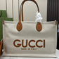 Medium Tote Bag With Gucci Print