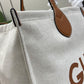 Medium Tote Bag With Gucci Print