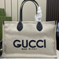 Medium Tote Bag With Gucci Print