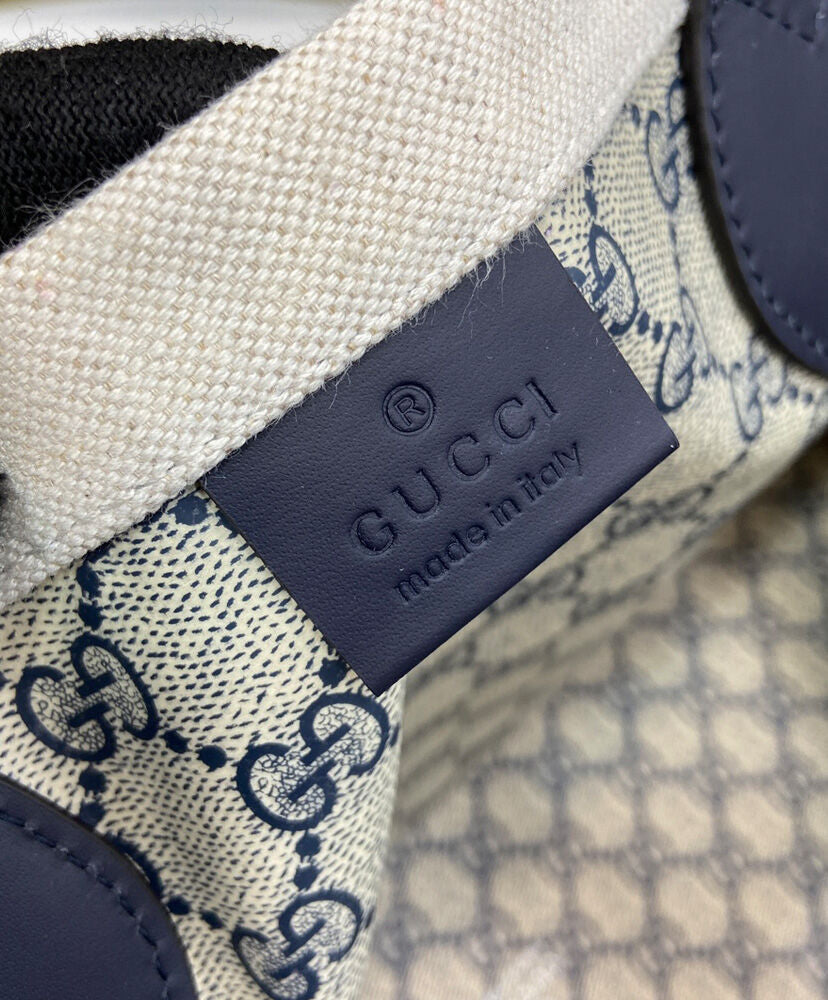 Medium Tote Bag With Gucci Print