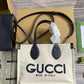 Mini Tote Bag With Gucci Print