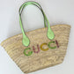 Small Straw Tote Bag With Gucci Logo