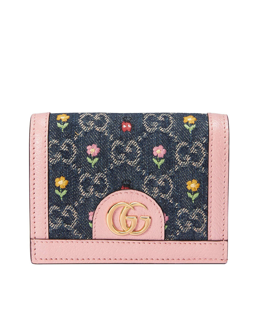 Ophidia GG Card Case Wallet