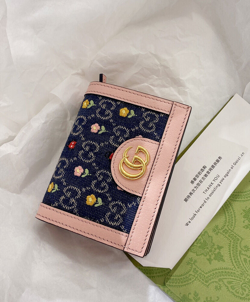 Ophidia GG Card Case Wallet