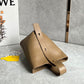 Mini Pebble Bucket Bag In Mellow Calfskin