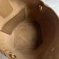 Mini Pebble Bucket Bag In Mellow Calfskin