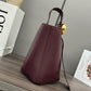 Mini Pebble Bucket Bag In Mellow Calfskin