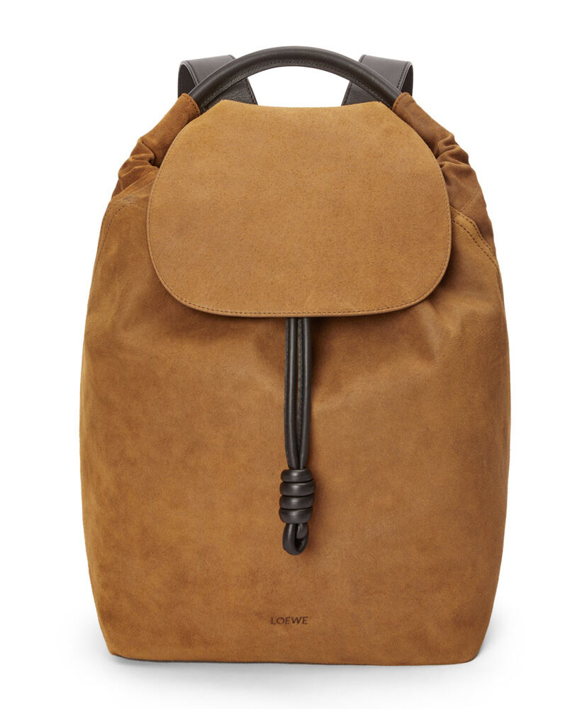 Flamenco Backpack In Pressed Suede