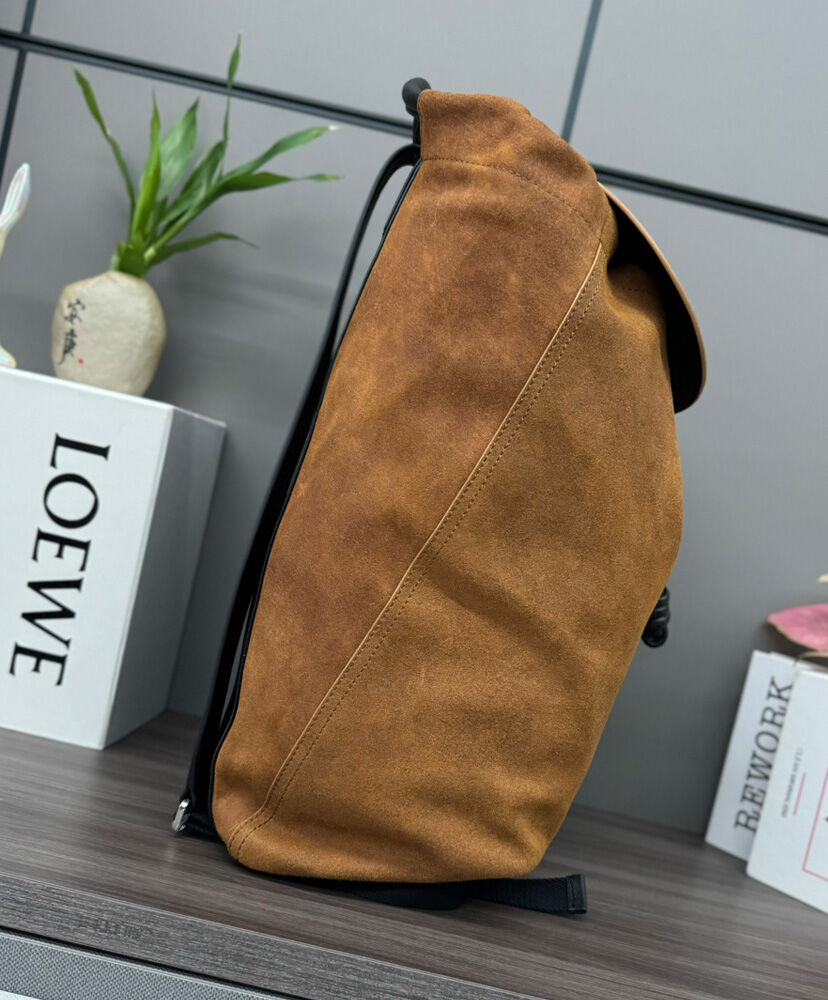 Flamenco Backpack In Pressed Suede