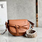 Gate Mini Canvas Jacquard-Trimmed Leather Shoulder Bag