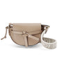 Gate Mini Canvas Jacquard-Trimmed Leather Shoulder Bag