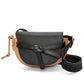 Gate Dual Mini Two-Tone Leather Shoulder Bag