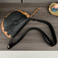 Gate Dual Mini Two-Tone Leather Shoulder Bag