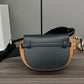 Gate Dual Mini Two-Tone Leather Shoulder Bag