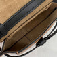 Gate Dual Mini Two-Tone Leather Shoulder Bag