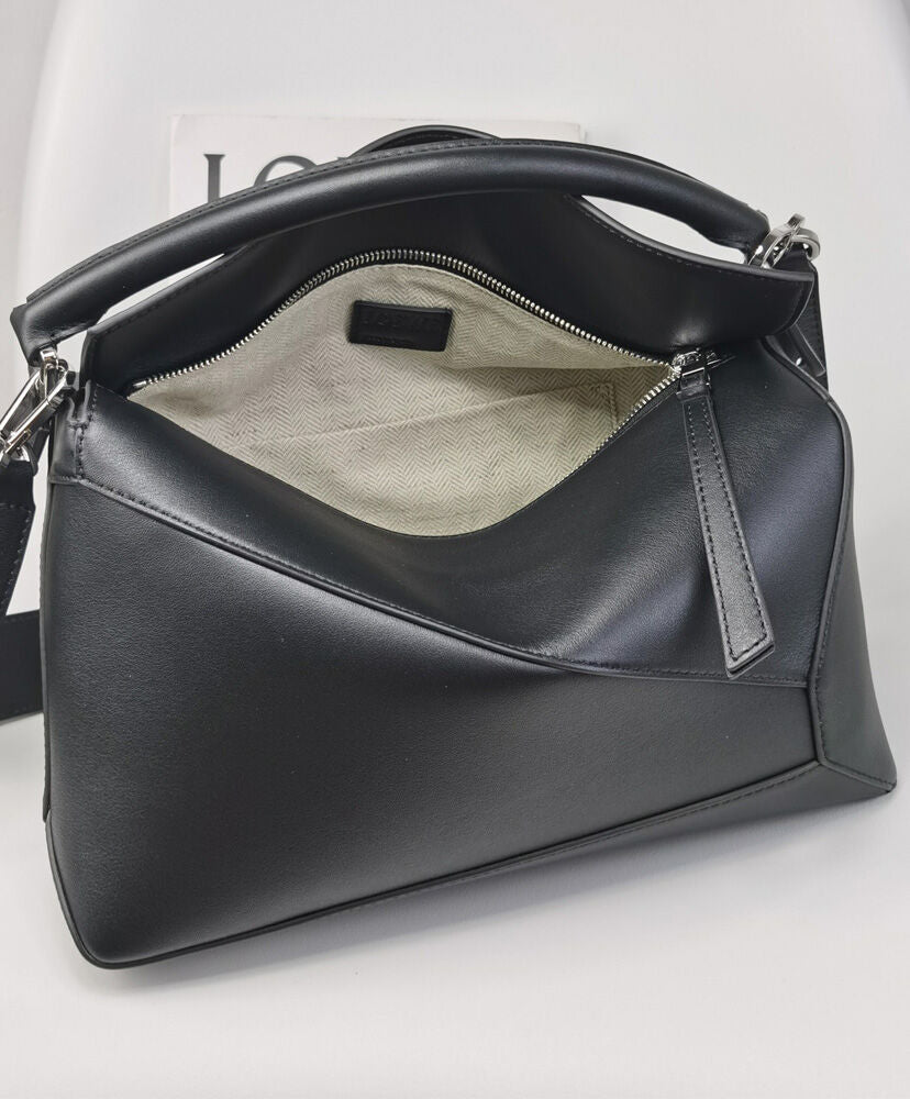 Large Puzzle Bag In Classic Calfskin