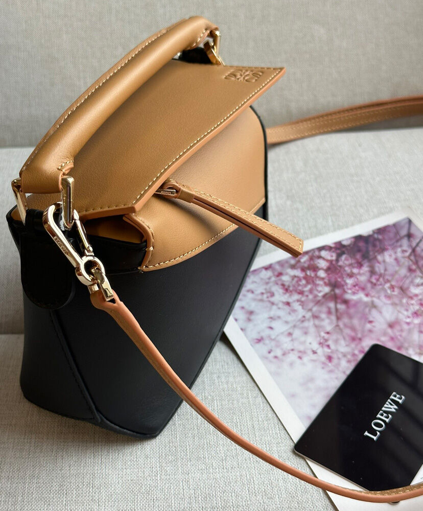 Mini Puzzle Bag In Classic Calfskin