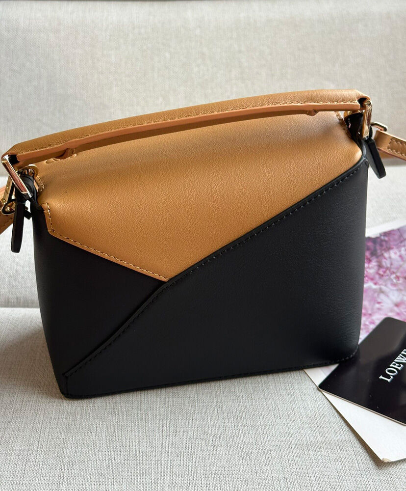 Mini Puzzle Bag In Classic Calfskin