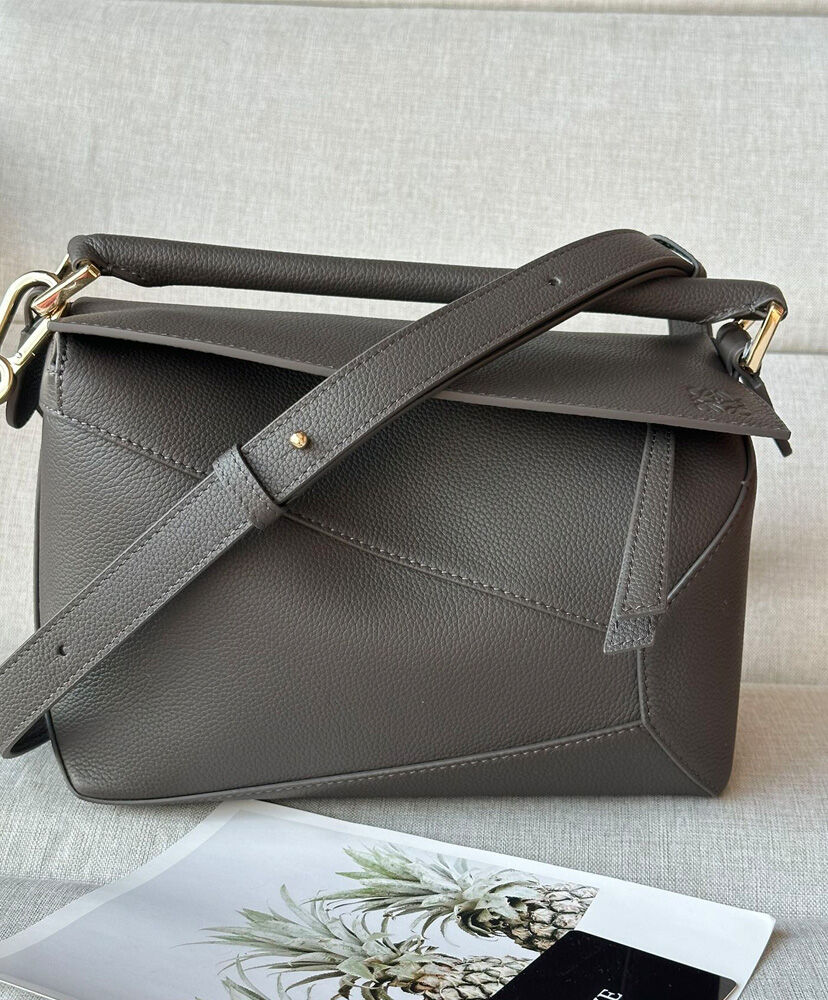 Small Puzzle Bag In Soft Grained Calfskin