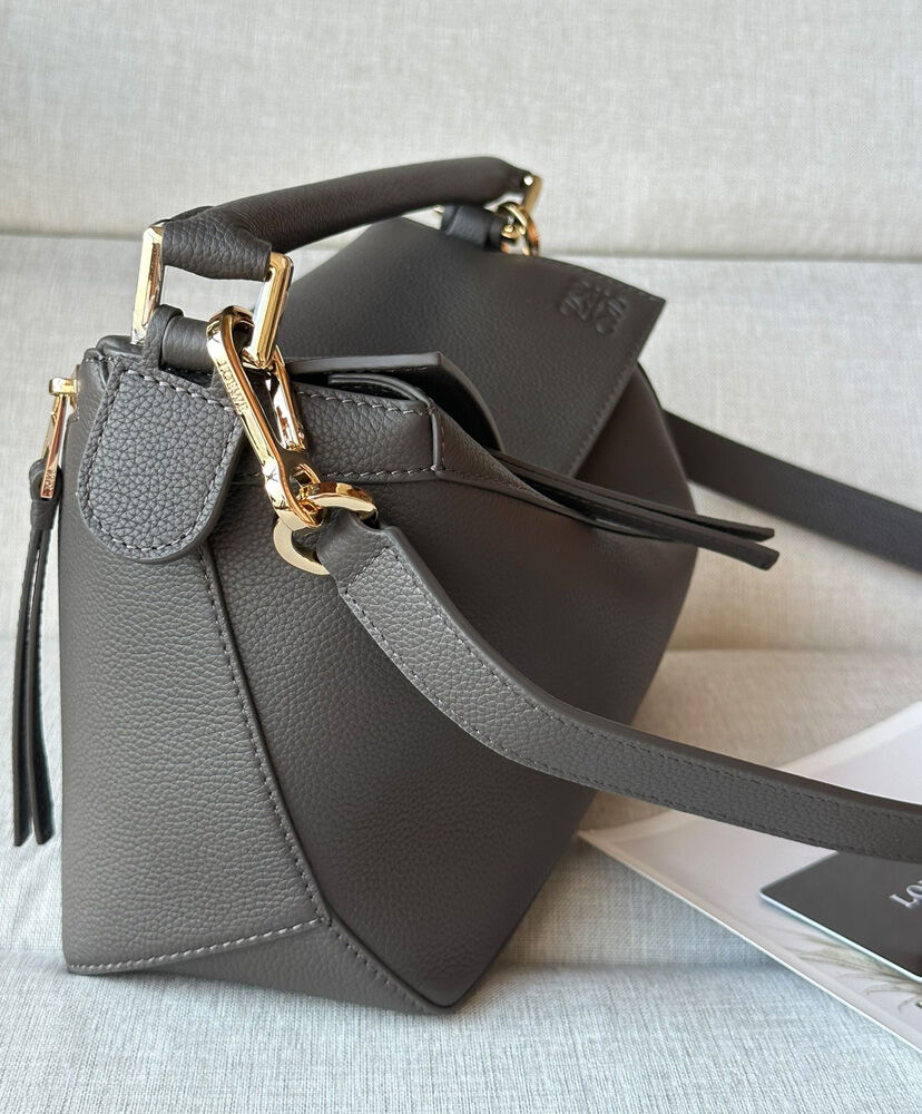 Small Puzzle Bag In Soft Grained Calfskin
